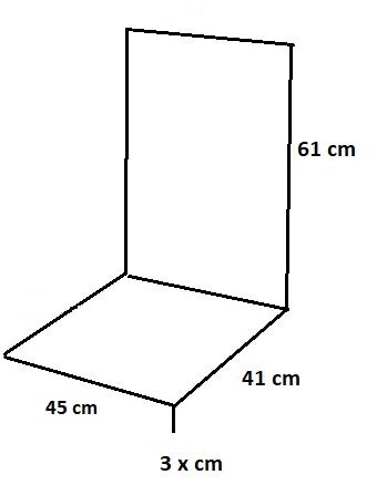 Auflage für Klappstuhl hoch