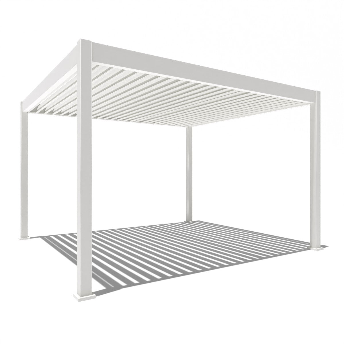 Elegance - Vollaluminium 3,6 x 4 Meter Weiß