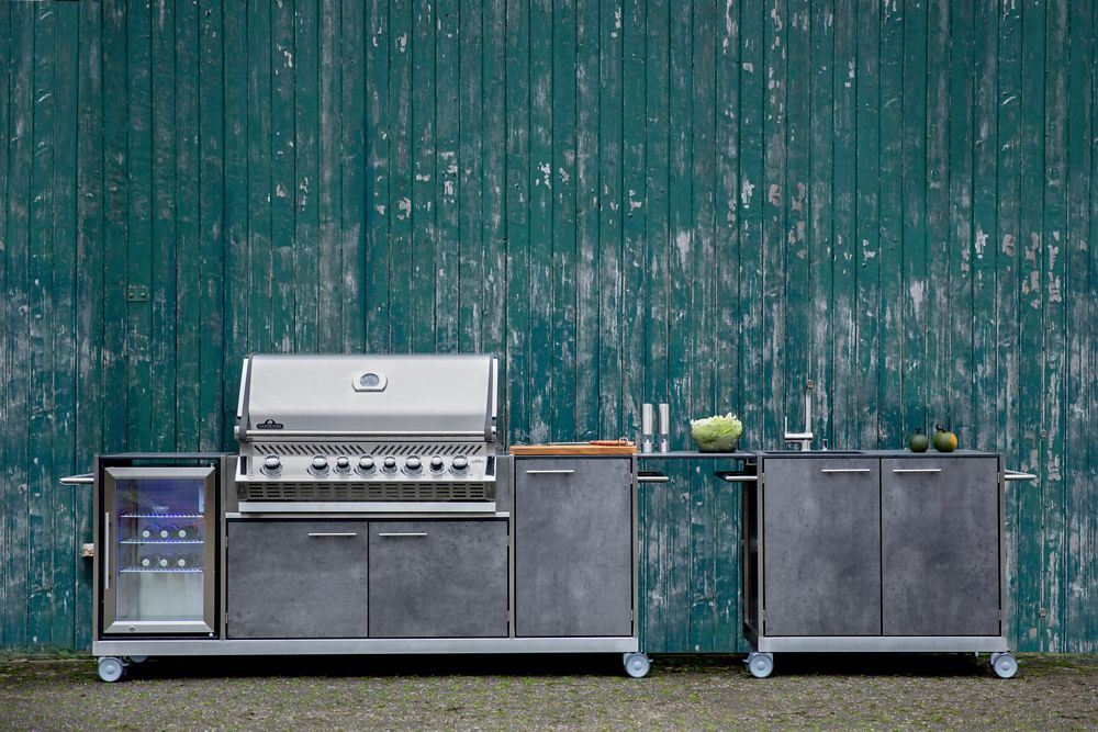 Outdoor Küche Pro (Front HPL / Exkl. Grillgerät)
