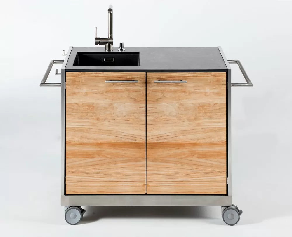 Spülwagen Pro (Front Teak)