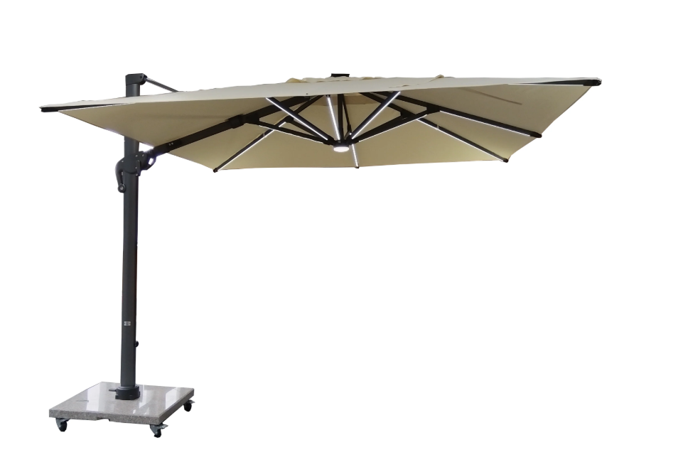 Deluxe Schirm grau oder beige