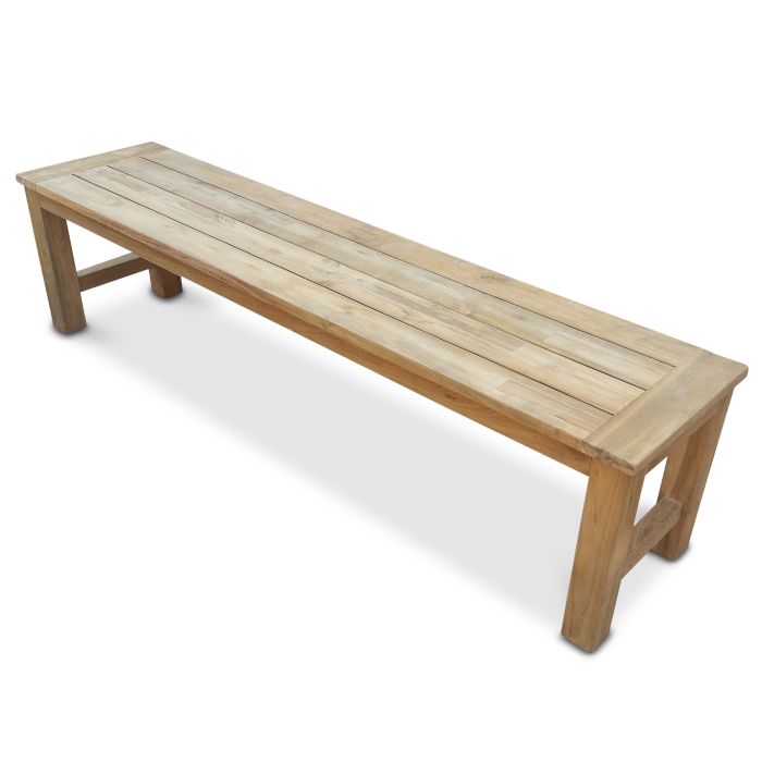 Gartenbank Recycling Mayong ohne Rückenlehne185 cm