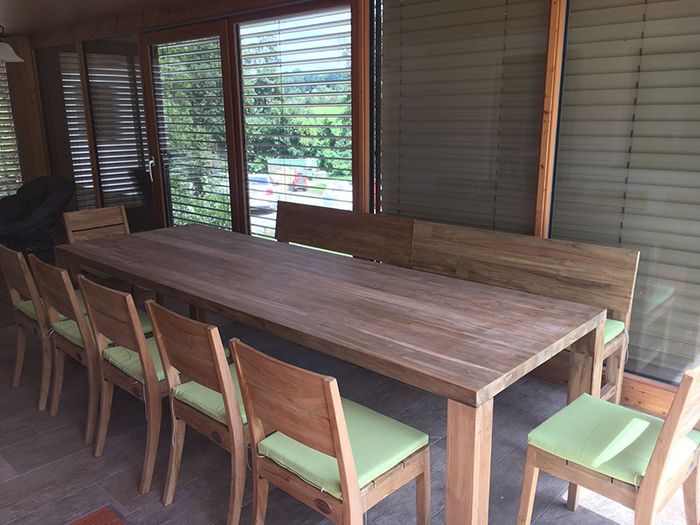 Modo Teaktisch 250x100 cm