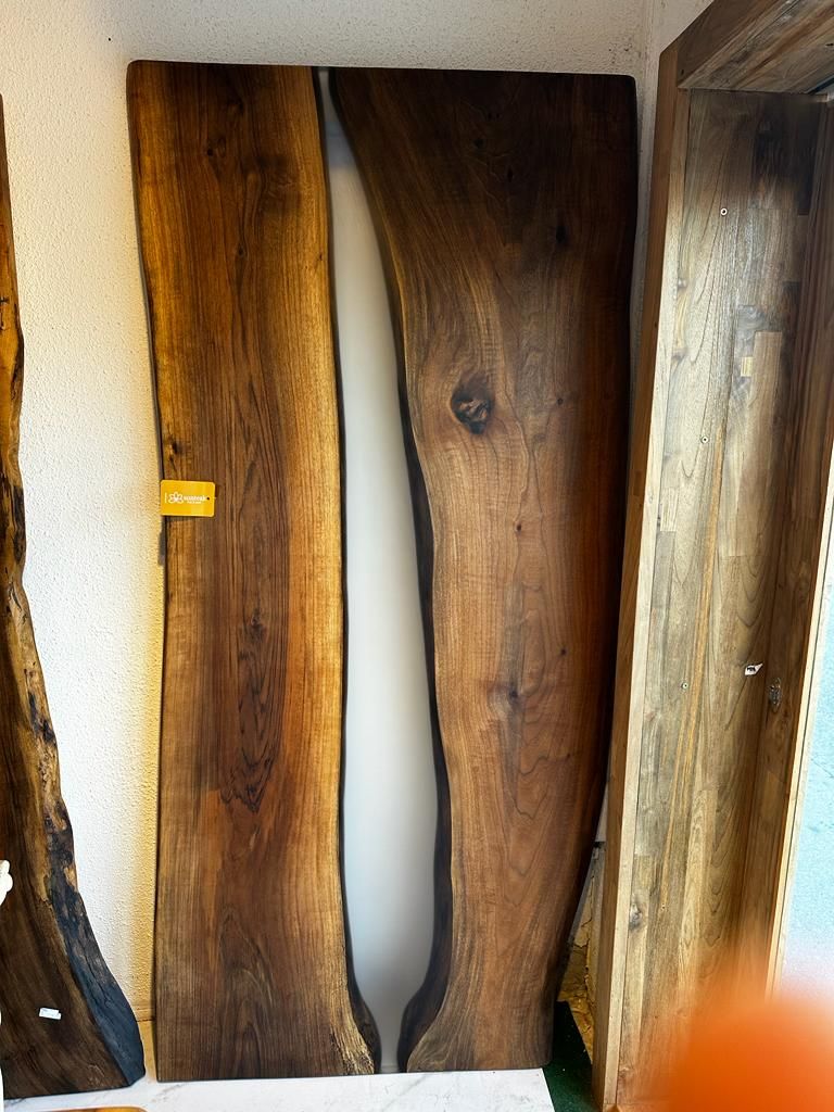 Epoksi Nuss Tisch Platte 220x100cm