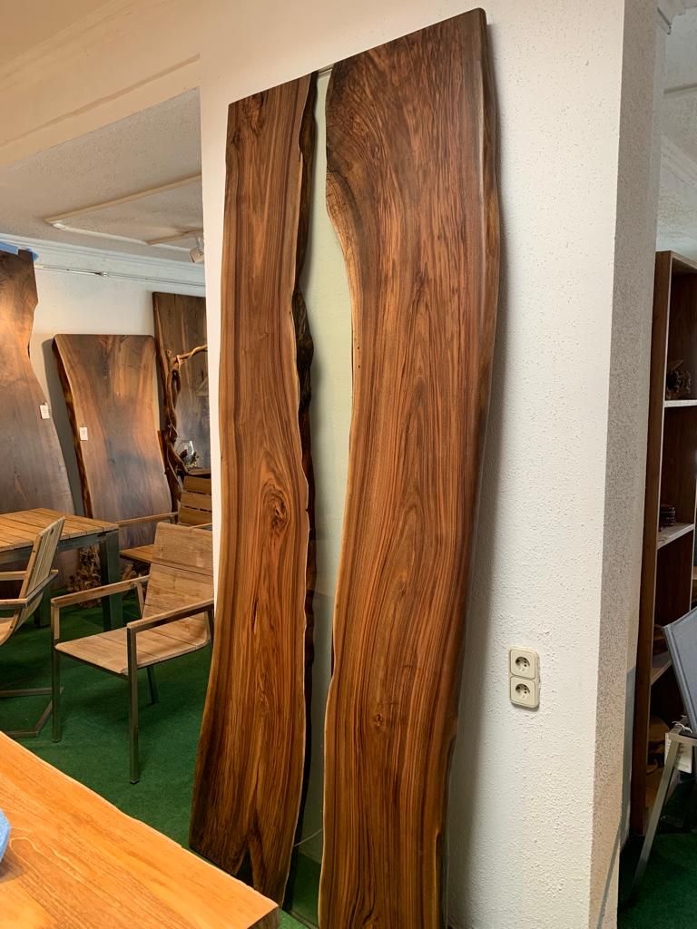Epoksi Nuss Tisch Platte 246x100cm