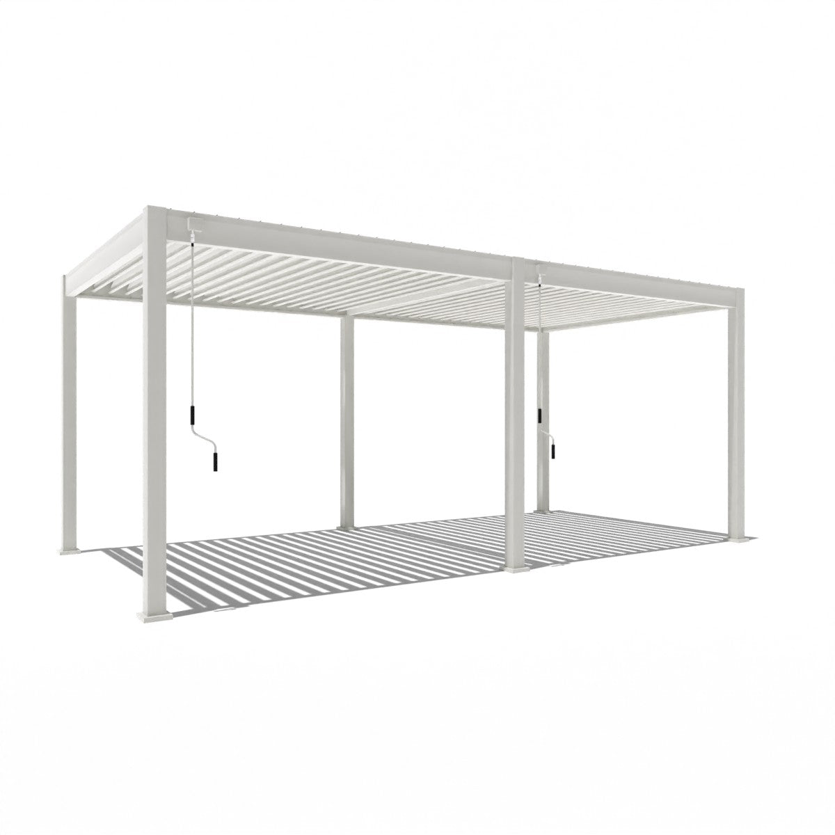 Elegance - Vollaluminium 6 x 3 Meter Weiß