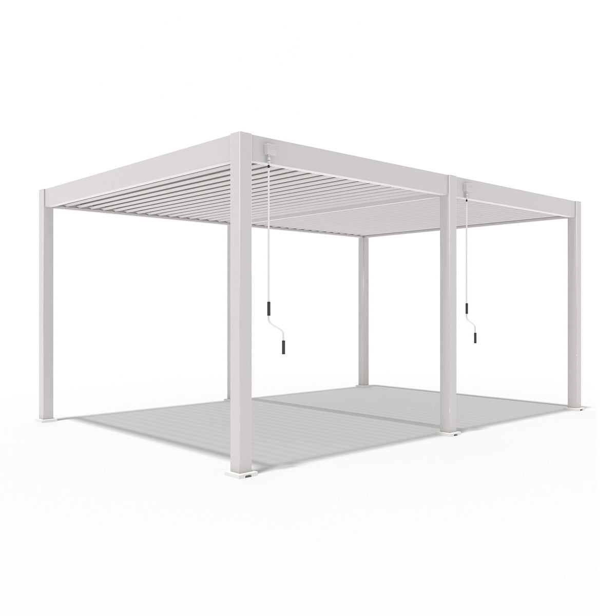 Elegance - Vollaluminium 5,3 x 3,6 Meter Weiß