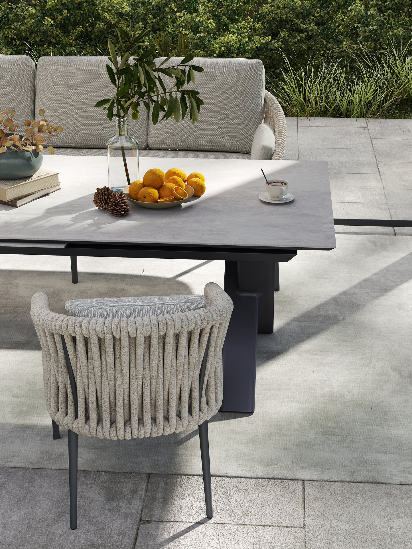 Luvia Essgruppe / dickes rope farbe: SAND