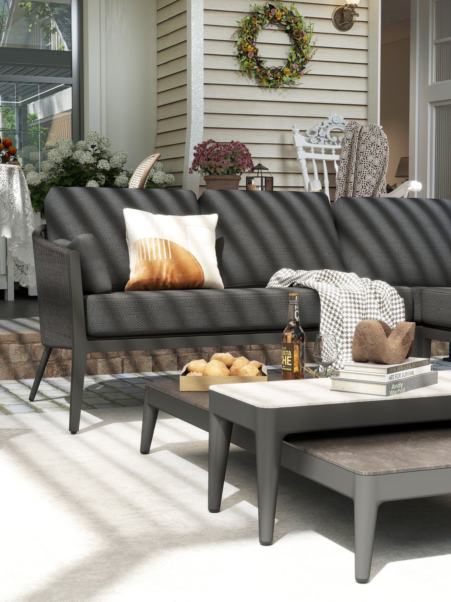 Luvia Lounge normal Rope Anthrazit