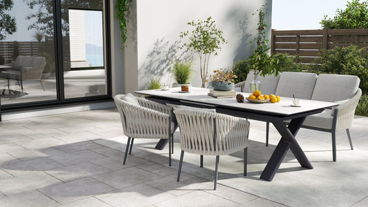 Luvia Essgruppe / dickes rope farbe: SAND