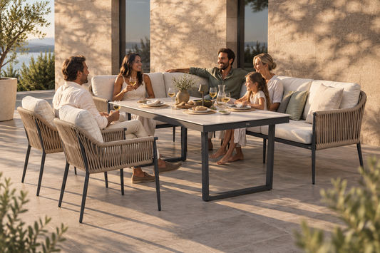 Cali Eckbank Gruppe Sand Small