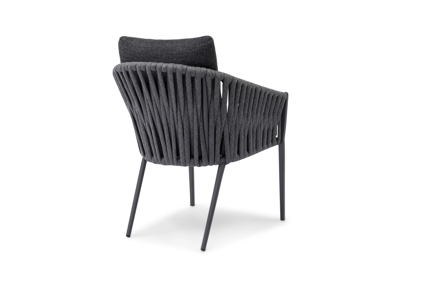 Luvia Stapelstuhl dickes rope Anthrazit