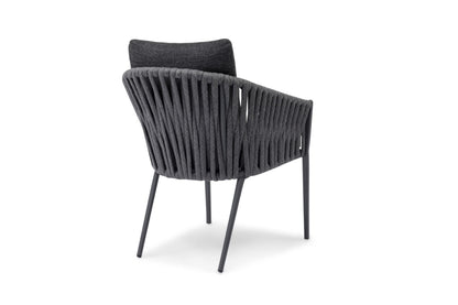 Luvia Stapelstuhl dickes rope Anthrazit