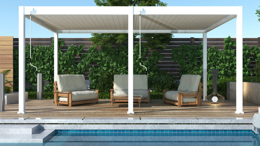 Elegance - Vollaluminium 5,3 x 3,6 Meter Weiß