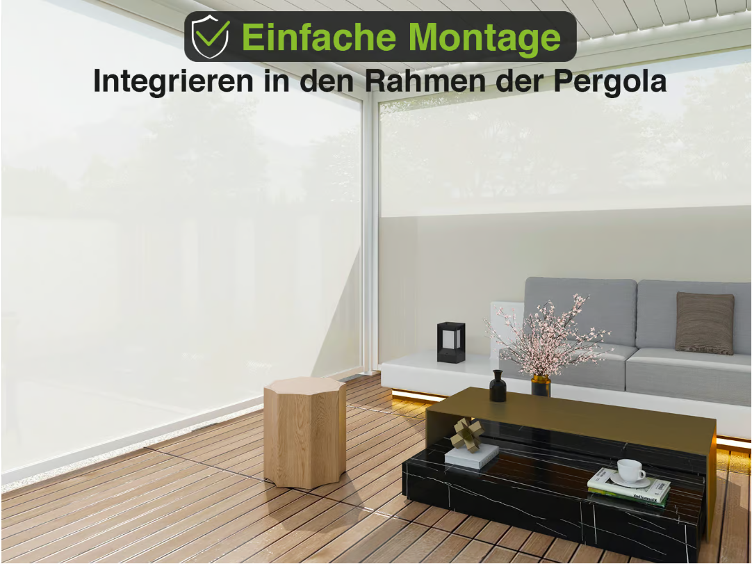 Seitenrollo für Elegance & Elegance Plus & Duo frame - weiß