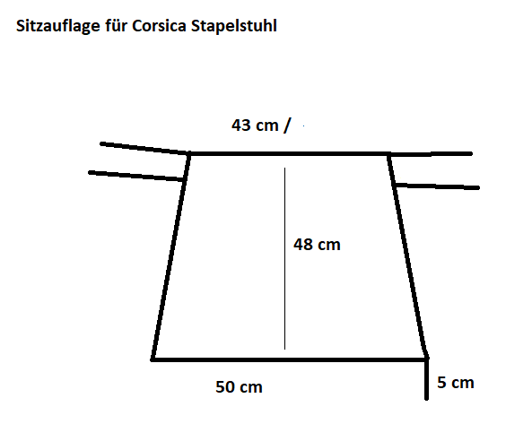 Sitzauflage für Corsica