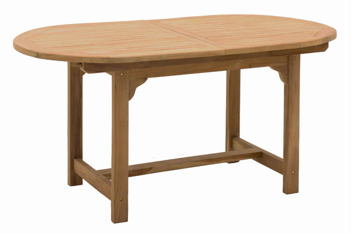 Tisch Riva Teak oval ausziehbar 150/200x90