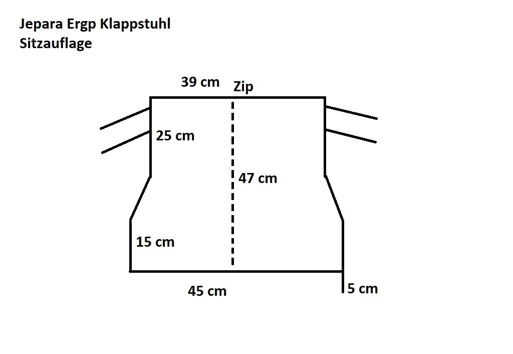 Sitzauflage - Jepara Klappstuhl