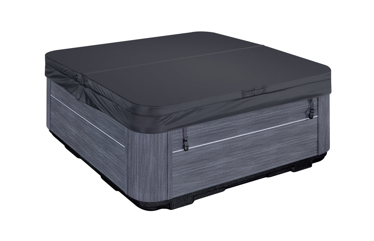 Whirlpool Harmony mit geschlossener Abdeckung und Verkleidung Dark Grey