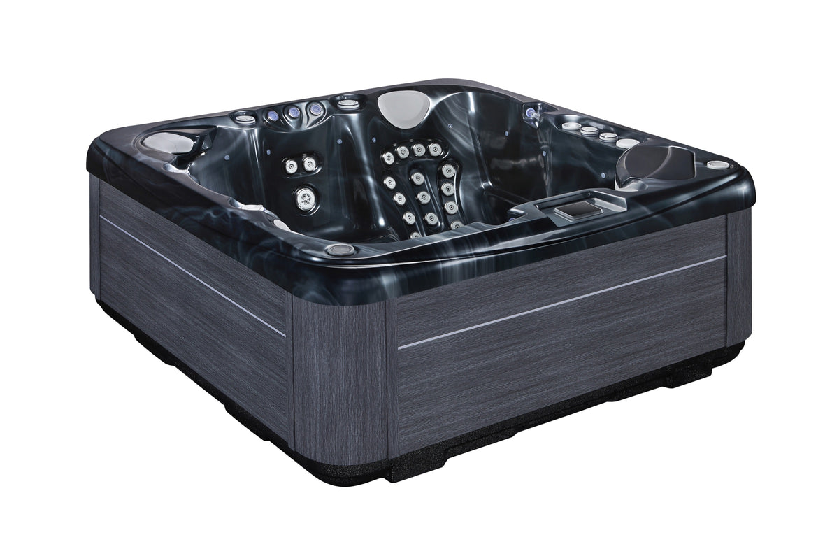 Whirlpool Oasis mit dunkler Acrylwanne und Verkleidung Dark Grey