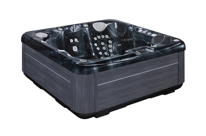 Whirlpool Oasis mit dunkler Acrylwanne und Verkleidung Dark Grey