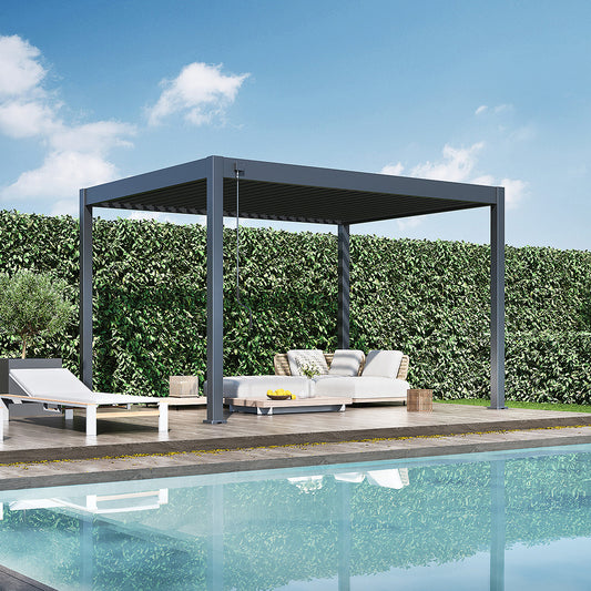 Elegance - Vollaluminium 4 x 3 Meter Anthrazit