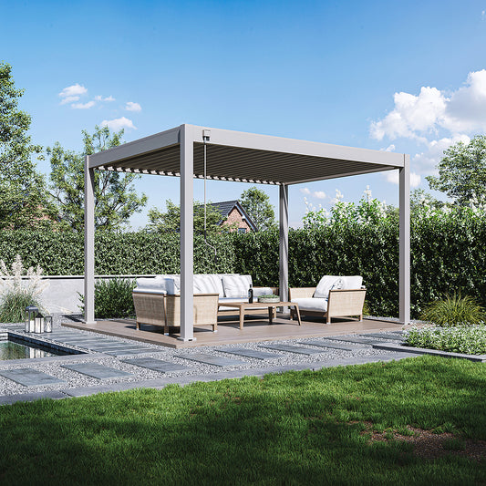 Elegance - Vollaluminium 4 x 3 Meter Sand