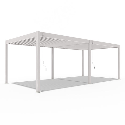 Elegance - Vollaluminium 7,2 x 3,6 Meter Weiß